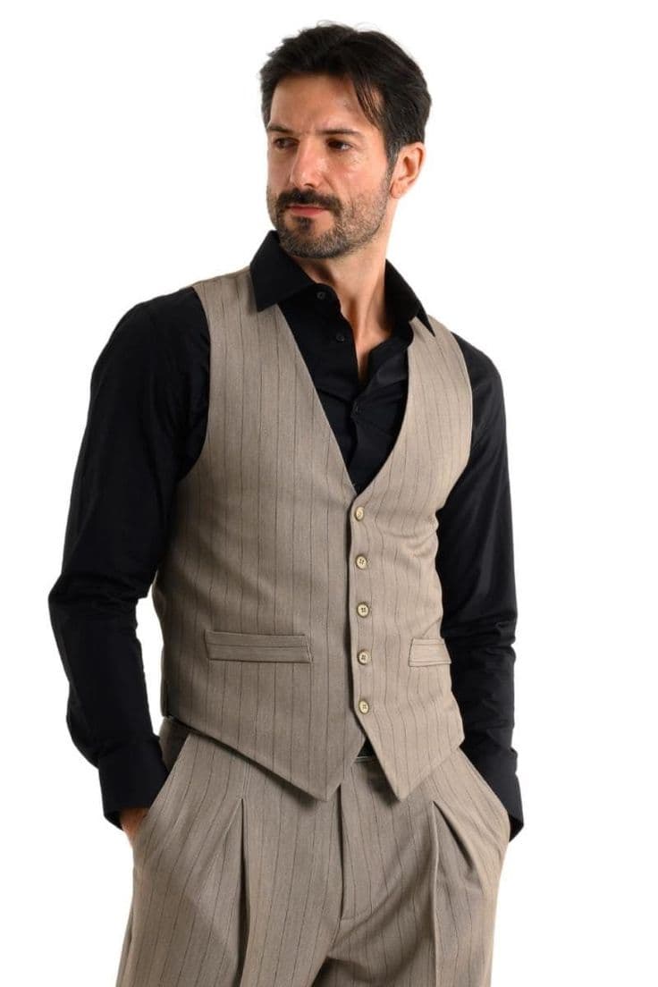 Modern slim fit waistcoat custom made in Koh Samui Thailand