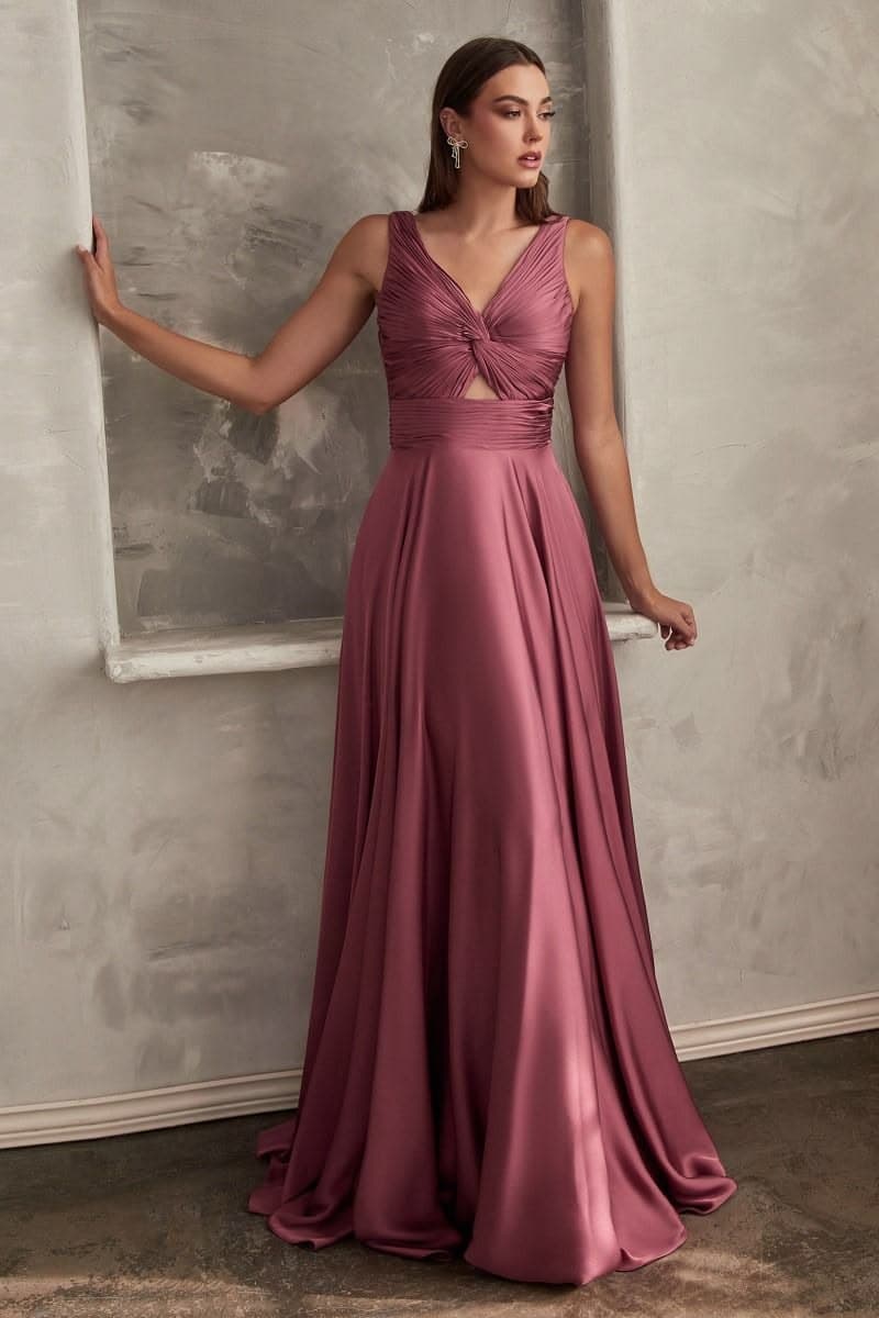 Premium pink evening gown tailored for luxury events in Koh Samui